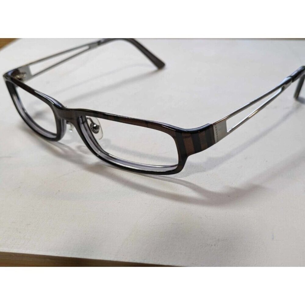 Burberry by Safilo Made in Italy Eyeglasses Frame Glossy Brown B8397/S 52-17-130